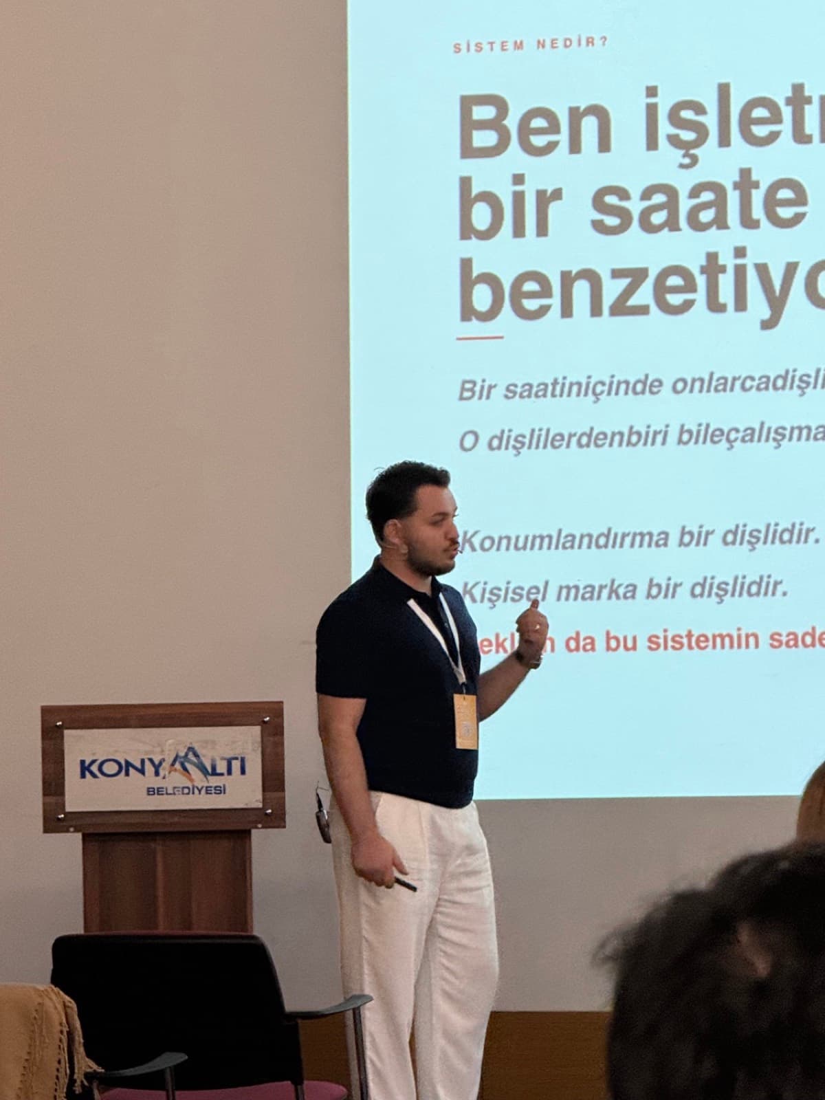 Sistem anlatımı slaytı